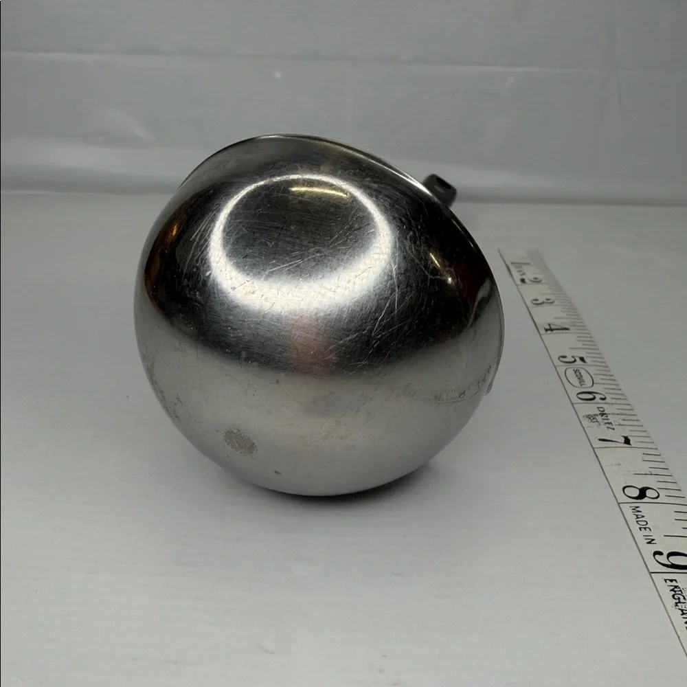 Vintage Stainless Steel Ladle with Black Handle USA